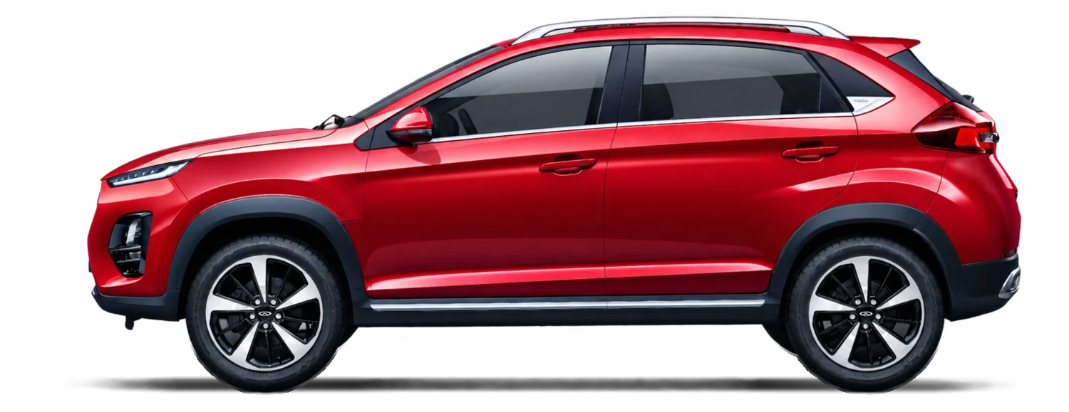 CHERY Tiggo 2 — хажуу талаас харагдах байдал